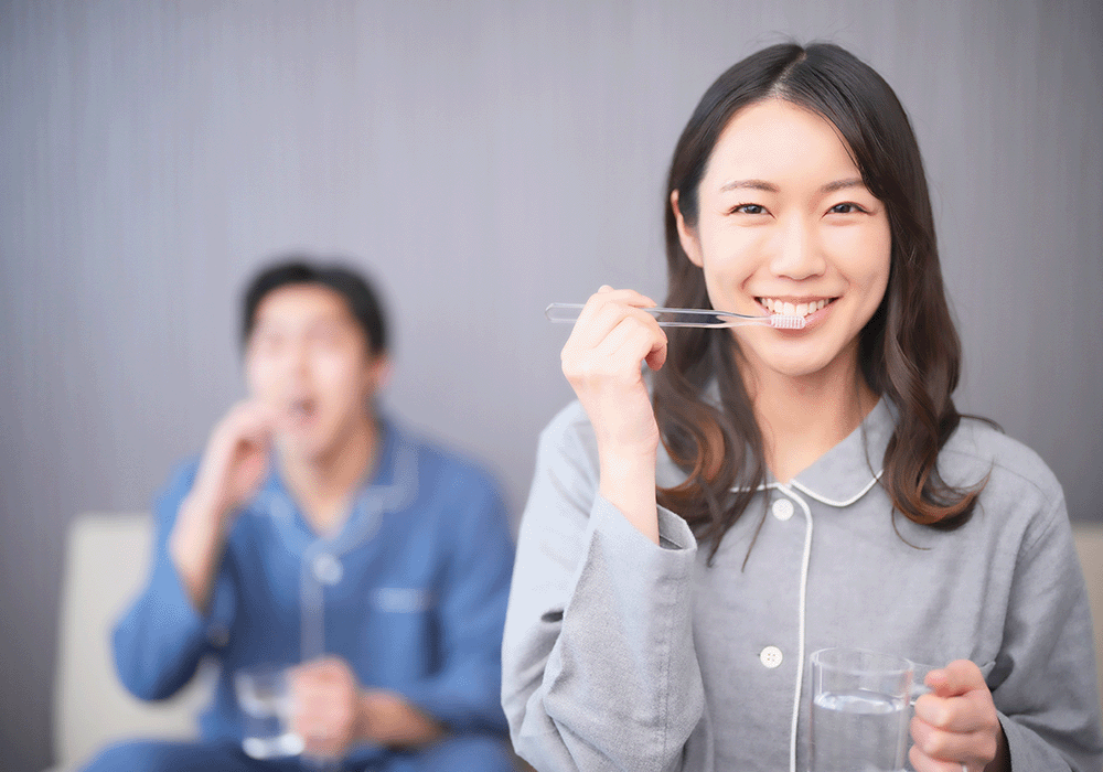 歯科医院に行く　準備