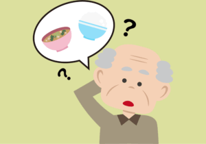 ご飯を食べたか忘れてしまった男性